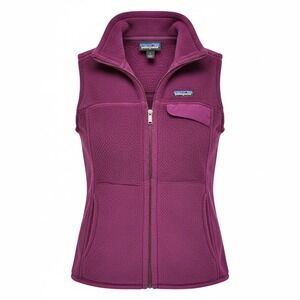 Patagonia Womens Re-Tool Vest Small Fleece Zip Up Stand‎ Up Collar Hiking Cozy